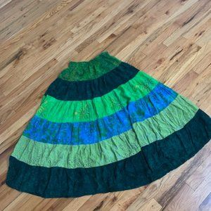 kimberly's travels maxi skirt size s